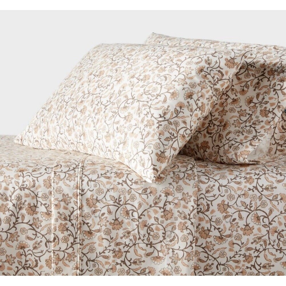 Full 400 Thread Count Performance Sheet Set Cool Floral - Threshold NEW